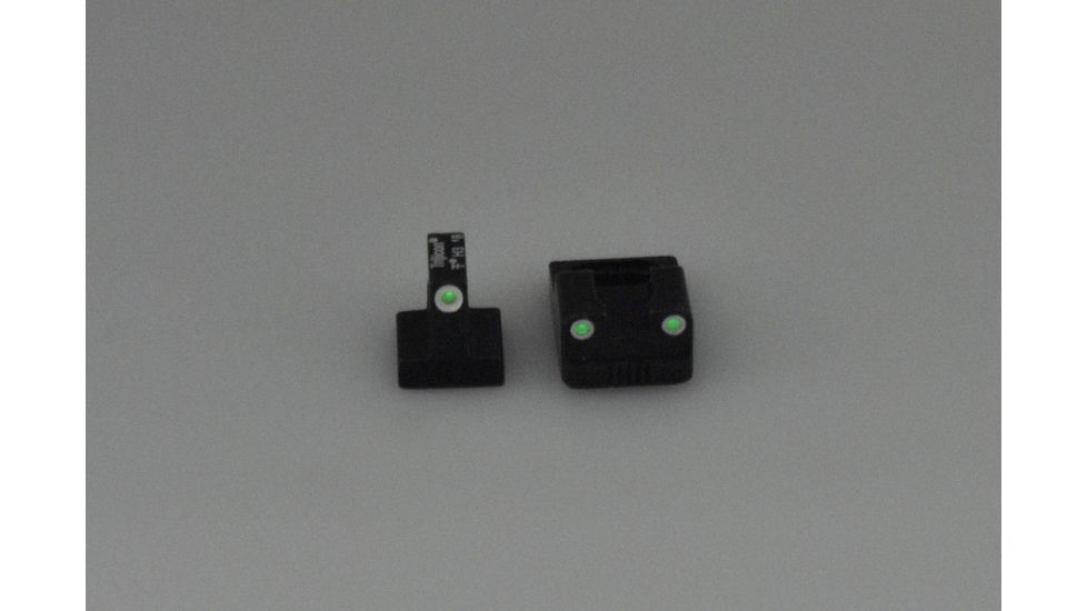Trijicon Bright &amp; Tough Night Sight Set, Green Front &amp; Green Rear for Remington - RE01