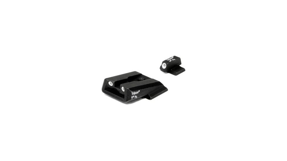 New, Trijicon Bright &amp; Tough SA37 Front &amp; Rear Night Sight, S&amp;W M&amp;P Series, Green Front &amp; Green Rear, SA37
