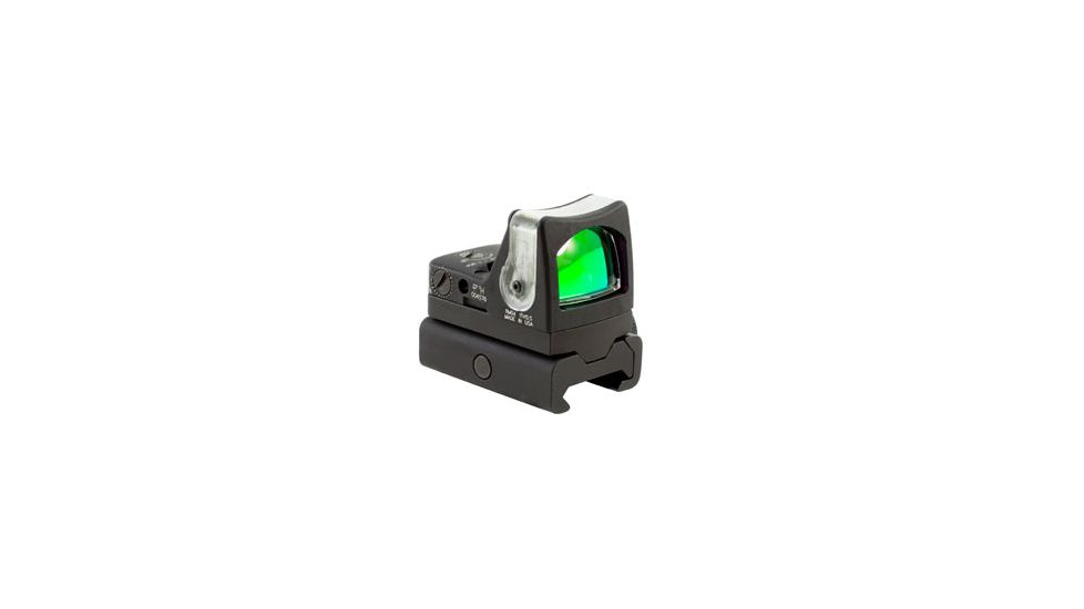 Trijicon RM04 RMR Dual Illuminated Reflex Sight, 7 MOA Amber/Gold Sight, RM34W Mount, Matte, Black, 700024