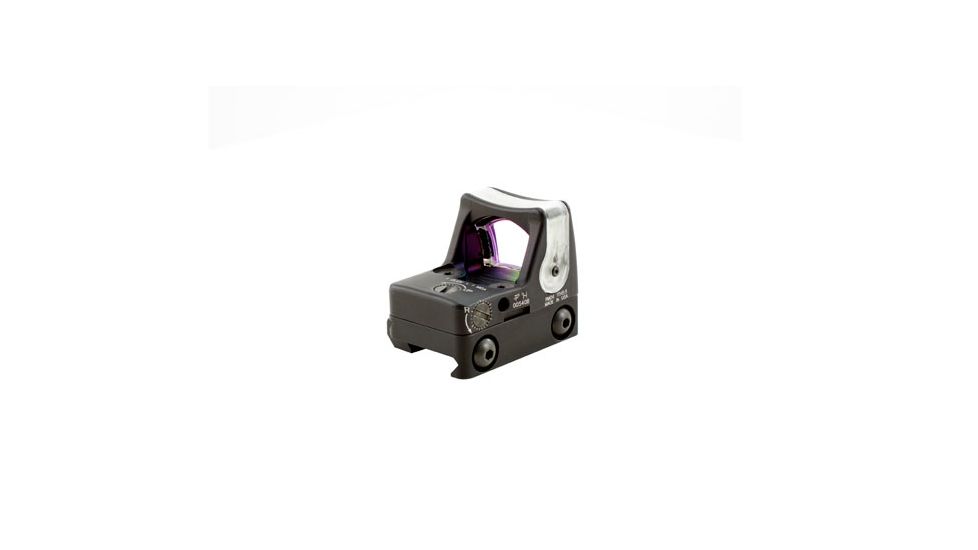 Dealer DEMO, Trijicon RM04 RMR Dual Illuminated Reflex Sight, 7 MOA Amber/Gold Sight, RM33 Mount, Matte, Black, RM04-33
