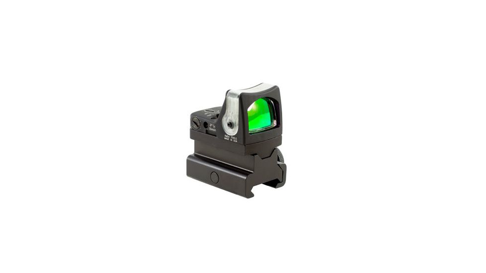 Trijicon RM04 RMR Dual Illuminated Reflex Sight, 7 MOA Amber/Gold Sight, RM34 Mount, Matte, Black, 700023