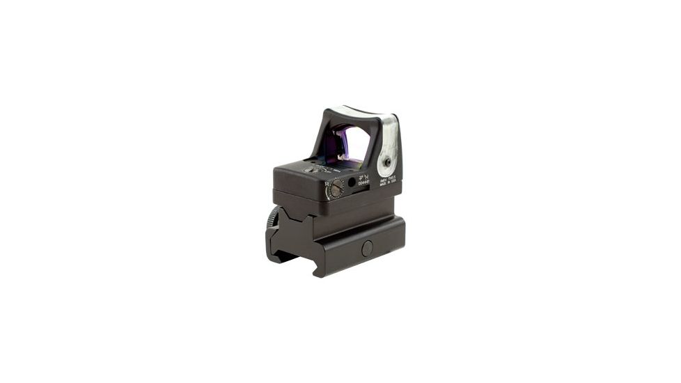 Trijicon RM04 RMR Dual Illuminated Reflex Sight, 7 MOA Amber/Gold Sight, RM34 Mount, Matte, Black, 700023