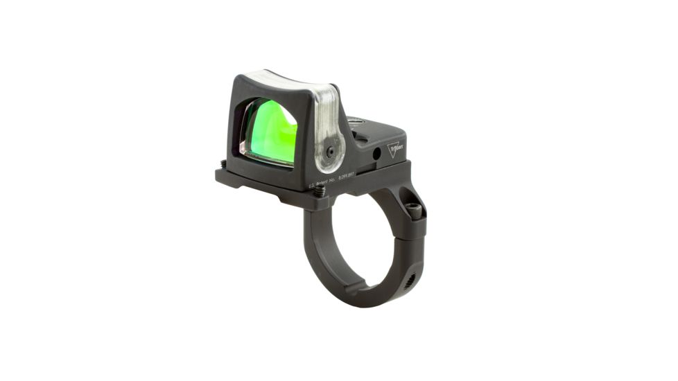 Trijicon RMR Dual Illuminated Reflex Sight, 12.9 MOA Amber Triangle, RM38 Mount, Black, 700059