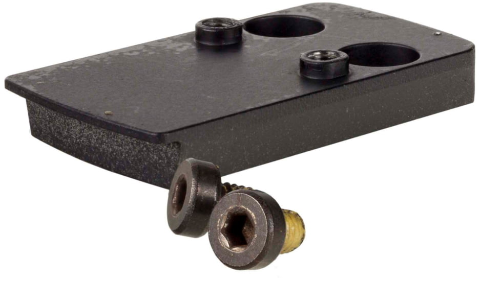 Trijicon RMRcc Pistol Adapter Mount Plate, S&amp;W/Springfield/Glock/Ruger/SCCY, Black, AC32092