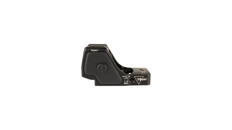 Trijicon RMR HD 1x Reflex Red Dot Sights, 55 MOA Adjustable LED Reticle w/ 1.0 MOA Red Dot, Black, 1 MOA, 3200001