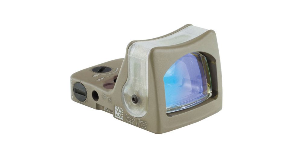 Trijicon RMR Dual Illuminated Reflex Sight, 9.0 MOA Green Dot, No Mount, FDE, 700210