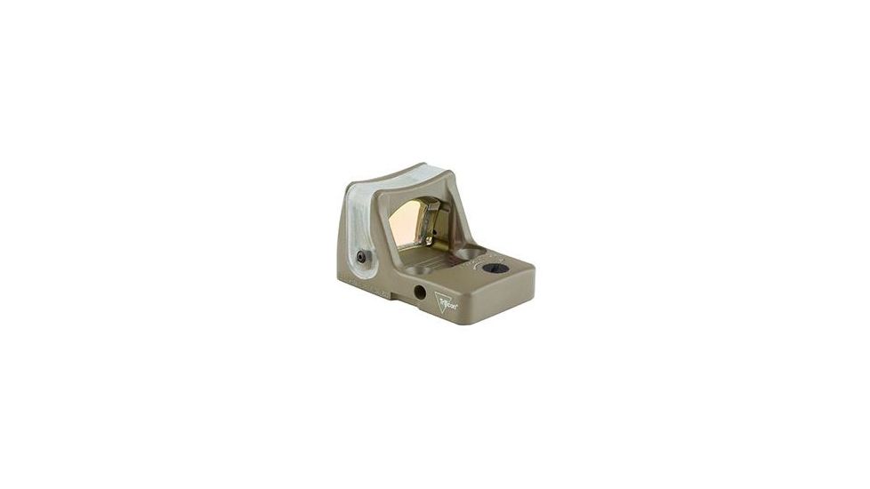 Trijicon RMR Dual Illuminated Reflex Sight, 9.0 MOA Green Dot, No Mount, FDE, 700210