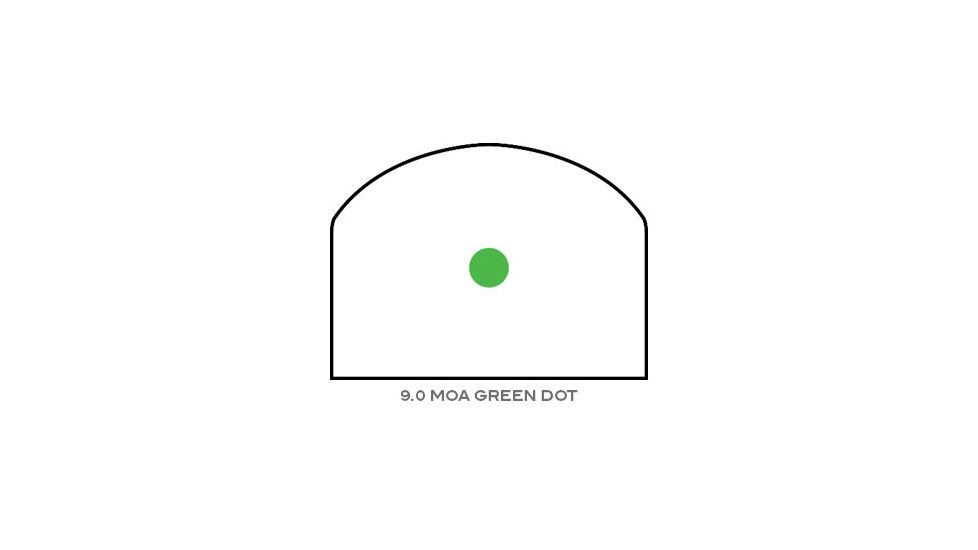Trijicon RMR Dual Illuminated Reflex Sight, 9.0 MOA Green Dot, No Mount, ODG, 700209