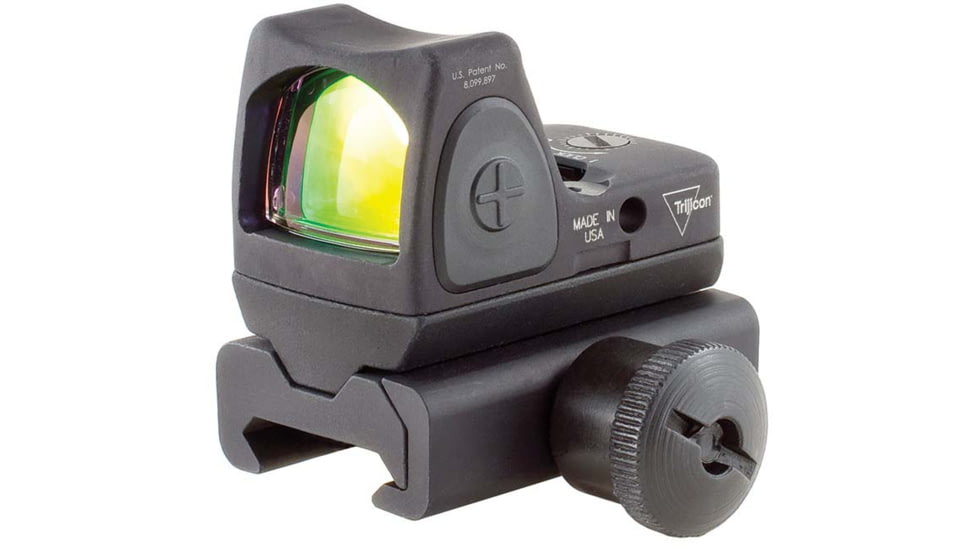 Trijicon RM06 RMR Type 2 Adjustable LED Red Dot Sight, 3.25 MOA Red Dot, RM34W Mount, Matte, Black, RM06-C-700675