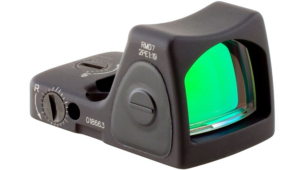 Trijicon RMR Type 2 Adjustable Red Dot Sight, 6.5 MOA Red Dot, No Mount, Black, RM07-C-700679