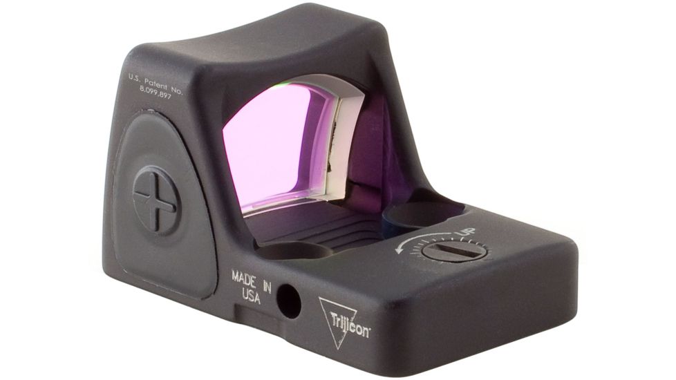 Trijicon RMR Type 2 Adjustable Red Dot Sight, 6.5 MOA Red Dot, No Mount, Black, RM07-C-700679