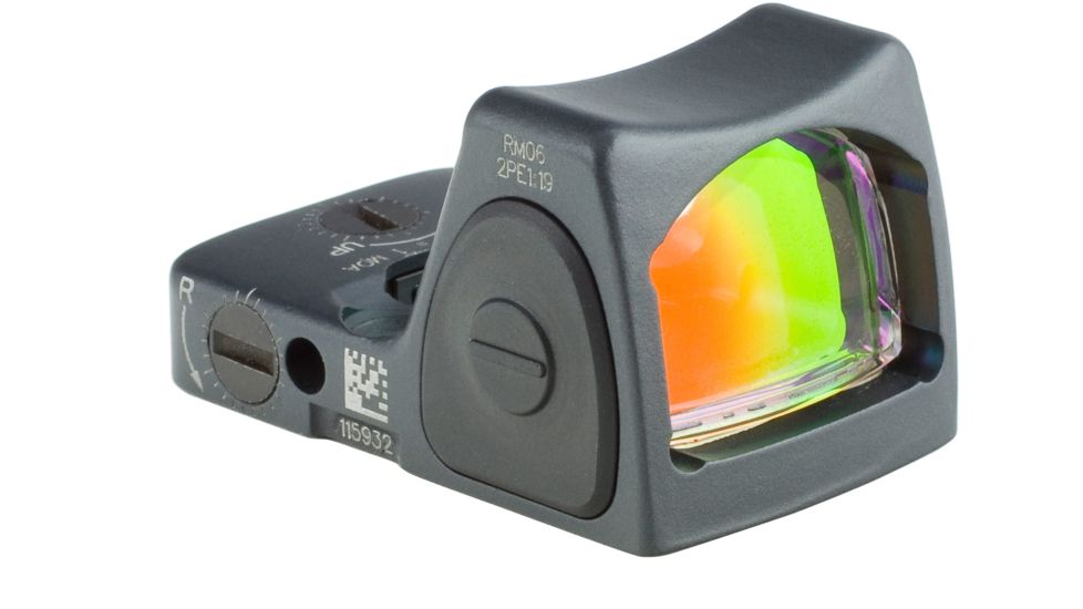 Trijicon RMR Type 2 Adjustable Red Dot Sight, 6.5 MOA Red Dot, No Mount, Cerakote Sniper Gray, 700715