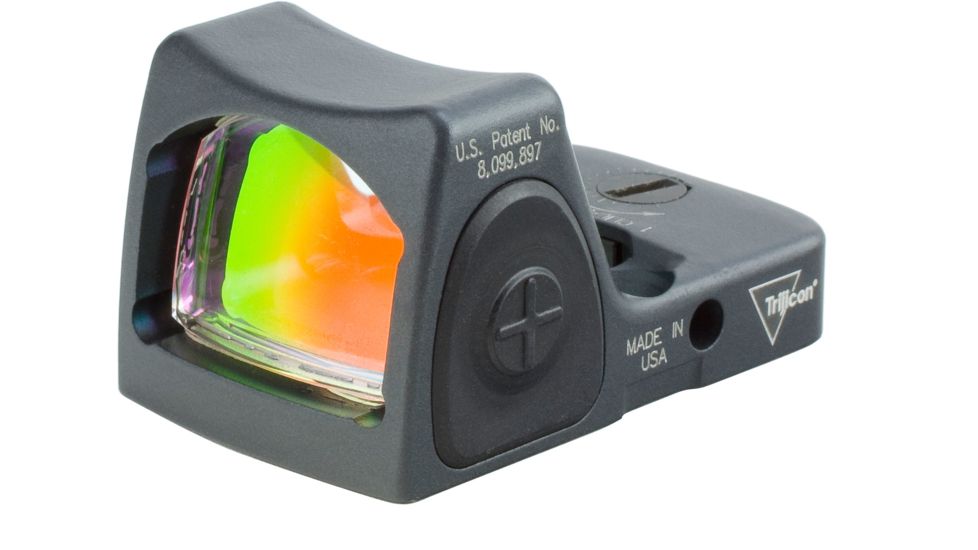 Trijicon RMR Type 2 Adjustable Red Dot Sight, 6.5 MOA Red Dot, No Mount, Cerakote Sniper Gray, 700715
