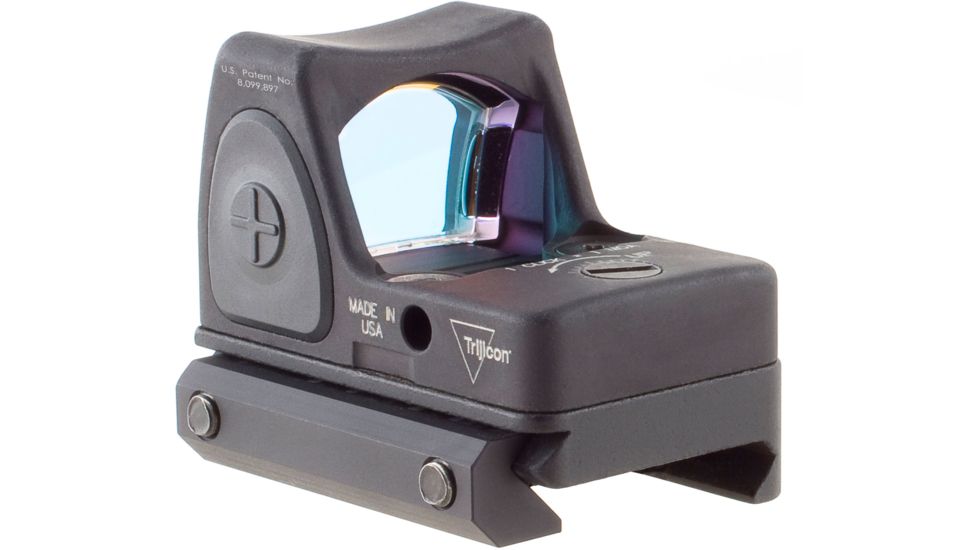 Trijicon RMR Type 2 Adjustable Red Dot Sight, 6.5 MOA Red Dot, RM33 Mount, Black, RM07-C-700680