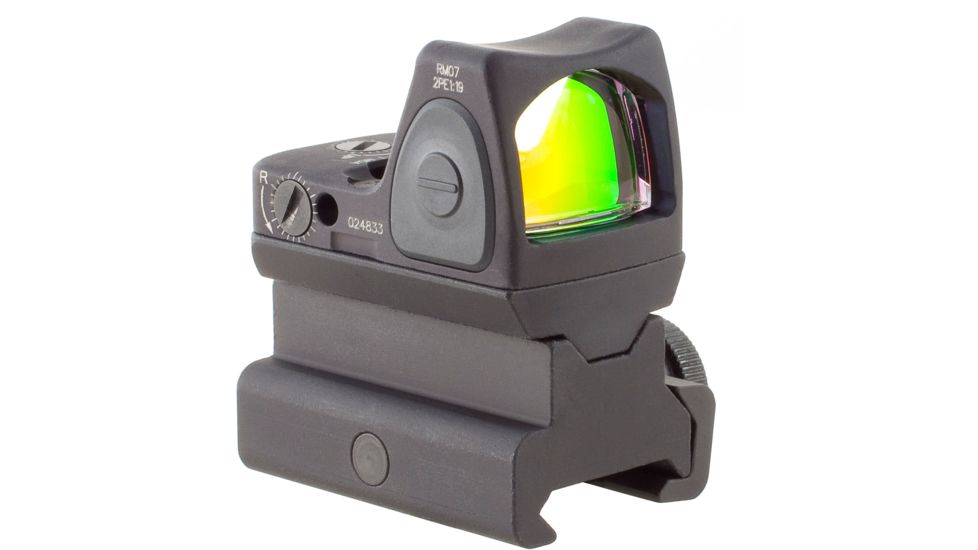 Trijicon RMR Type 2 Adjustable Red Dot Sight, 6.5 MOA Red Dot, RM34 Mount, Black, RM07-C-700681