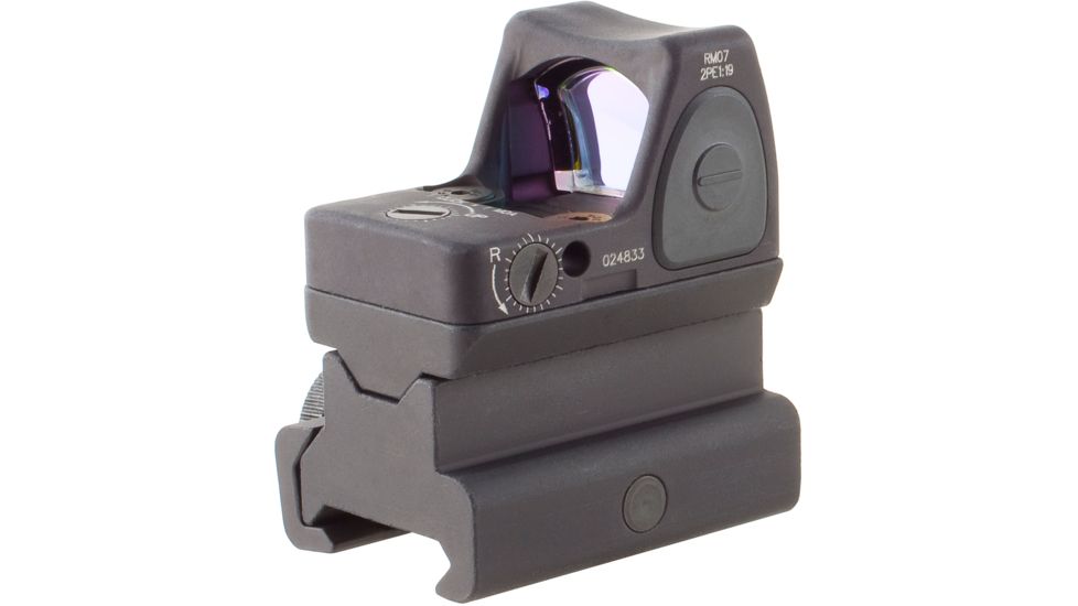 Trijicon RMR Type 2 Adjustable Red Dot Sight, 6.5 MOA Red Dot, RM34 Mount, Black, RM07-C-700681