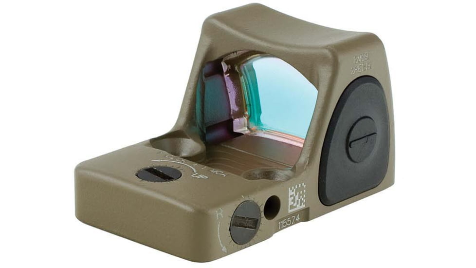 Trijicon RMR Type 2 Reflex Sight, 1 MOA Red Dot, No Mount, Flat Dark Earth, 700745