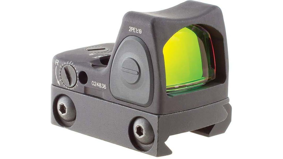 Trijicon RMR Type 2 Reflex Sight, 1 MOA Red Dot, RM33 Mount, Black, RM09-C-700746