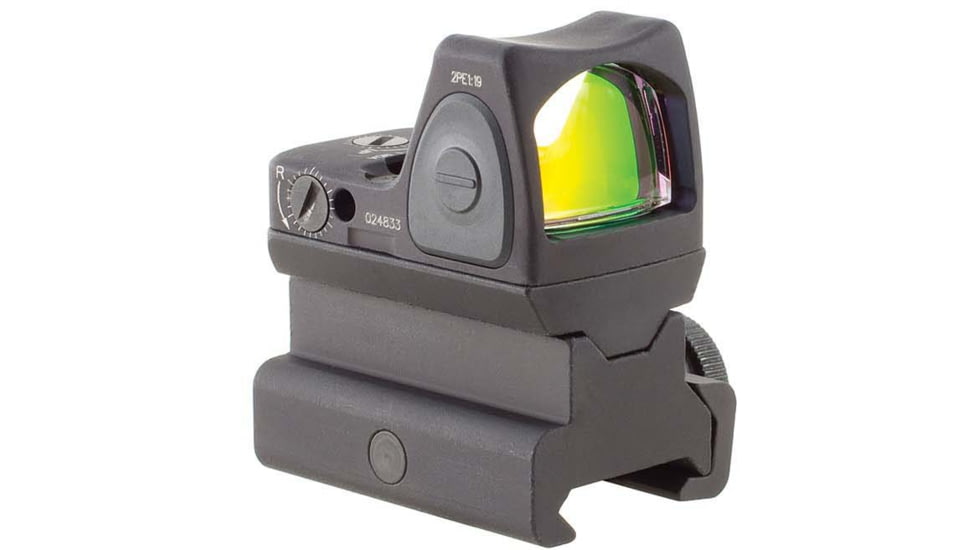 Trijicon RMR Type 2 Reflex Sight, 1 MOA Red Dot, RM34 Mount, Black, RM09-C-700750