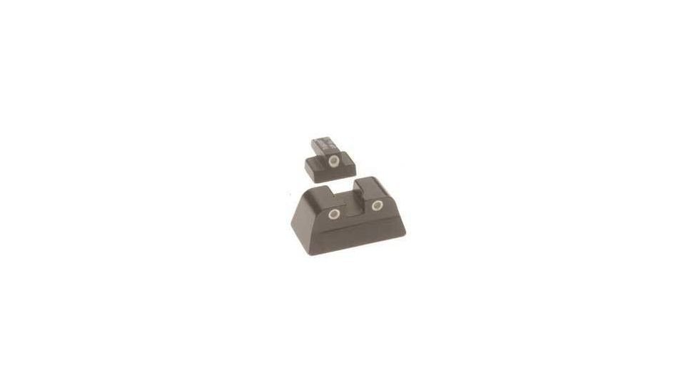 Trijicon SA06 S&amp;W .45 3 Dot Front &amp; Fixed Rear Night Sight Set - Special Order
