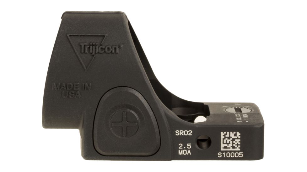Trijicon SRO Adjustable LED Red Dot Sight,1x, 5.0 MOA Dot Reticle, 2500003