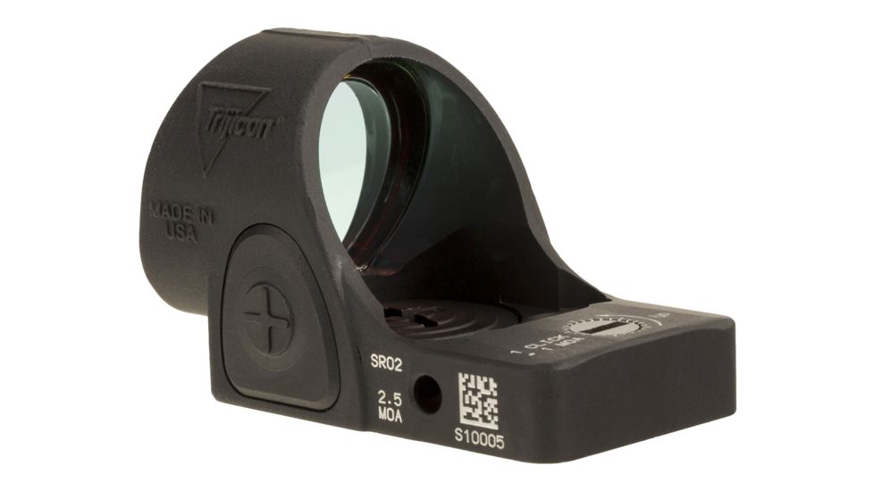 Trijicon SRO Adjustable LED Red Dot Sight,1x, 5.0 MOA Dot Reticle, 2500003