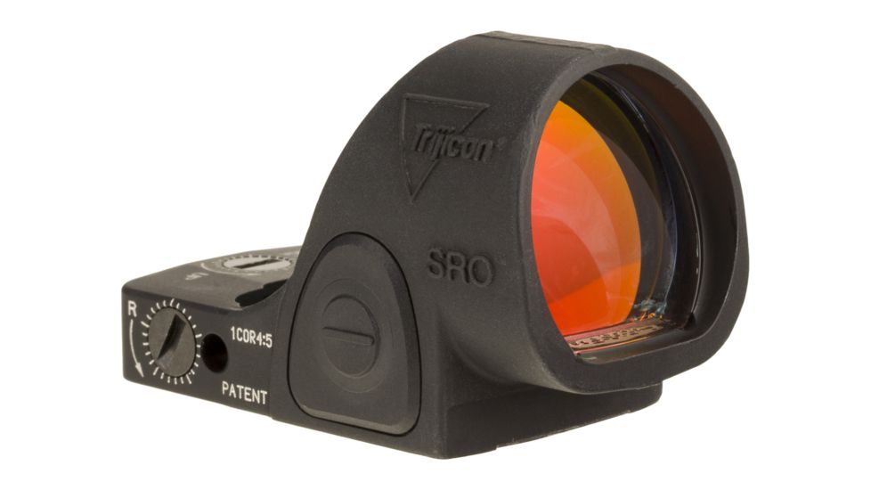 Trijicon SRO Adjustable LED Red Dot Sight,1x, 5.0 MOA Dot Reticle, 2500003