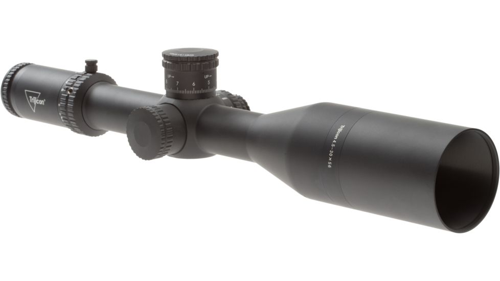 Trijicon Tenmile TM3056 4.5-30x56mm Rifle Scope, 34 mm Tube, Second Focal Plane, Black, Green/Red MOA Long Range Reticle, MOA Adjustment, 3000014
