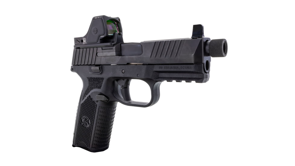 Trijicon Trijicon Bright &amp; Tough SRO/RMR HD Mount/Integrated Night Sight Set, No Tritium, for FN 509, Black, FN404-C-601158