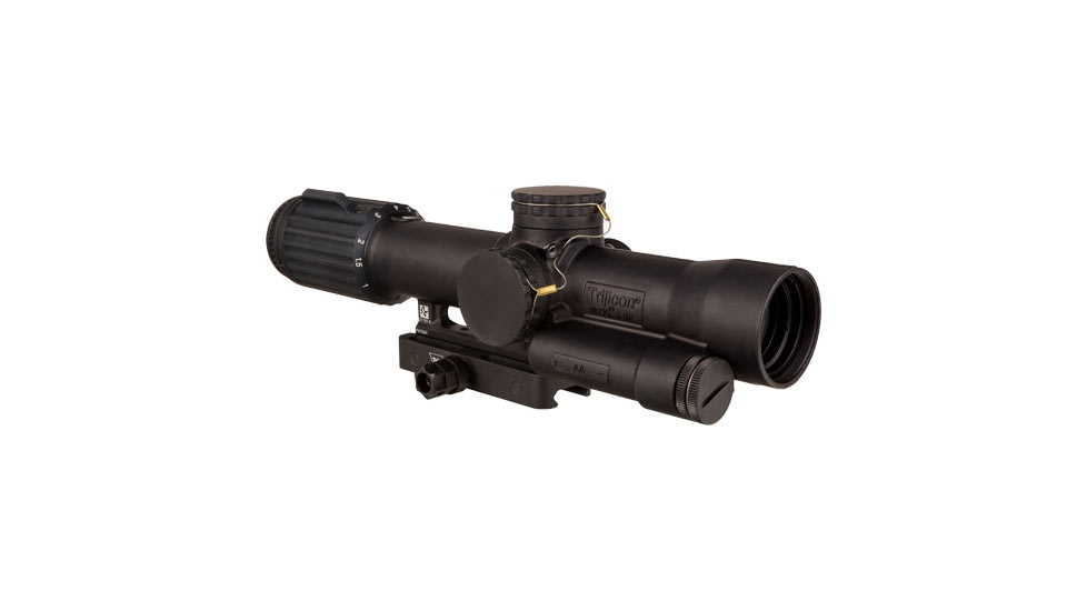 Trijicon VCOG Q-LOC Rifle Scope, 1-8x28mm, FFP, Red MRAD Segmented Circle/Crosshair Reticle, 2400014