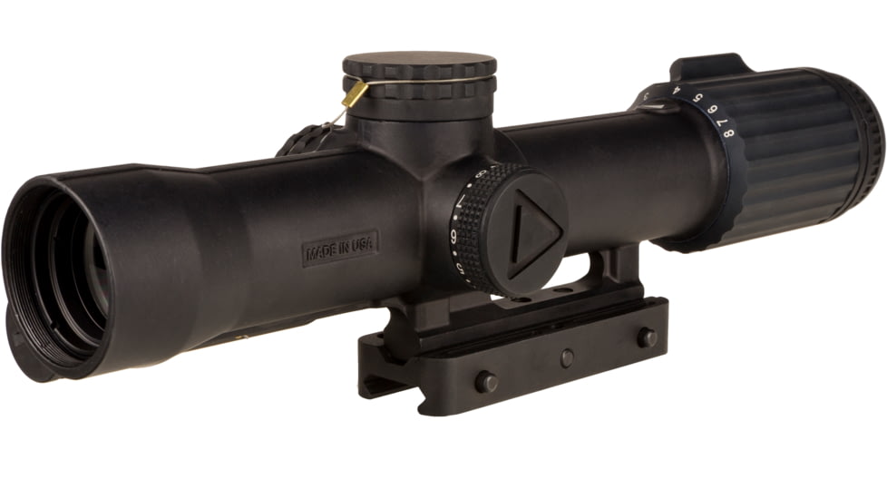 Trijicon VCOG Q-LOC Rifle Scope, 1-8x28mm, FFP, Red MRAD Segmented Circle/Crosshair Reticle, 2400014