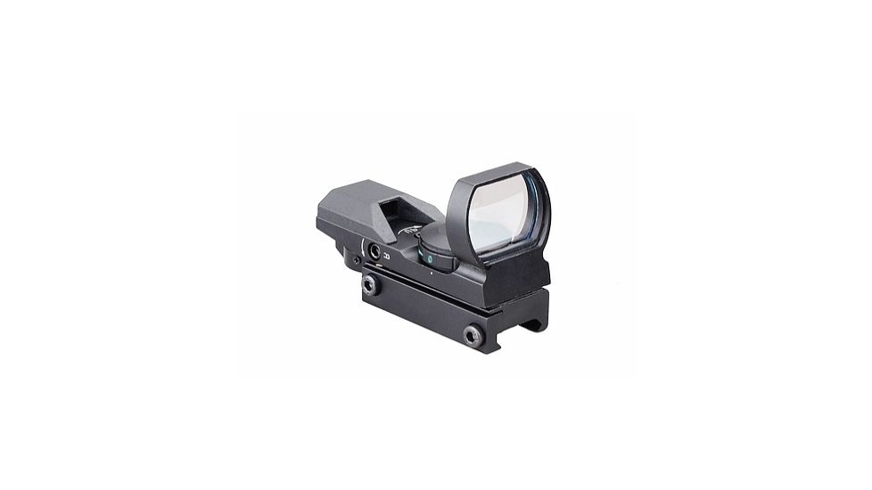 Trinity Force 12233 4 Ret. Reflex Sight w/ Weaver Base, Black, Red Illumination, Red Illumination DH4S1B