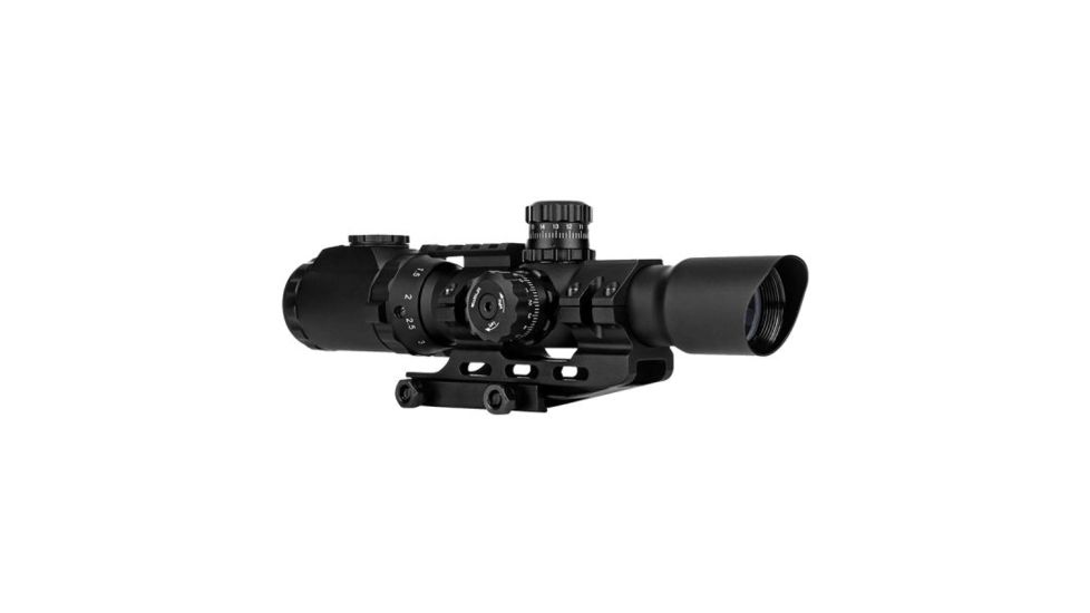 Trinity Force Assault 1-4x28 V2 Scope, Black, Dot Dot Reticle, SR12S1428BH-V2