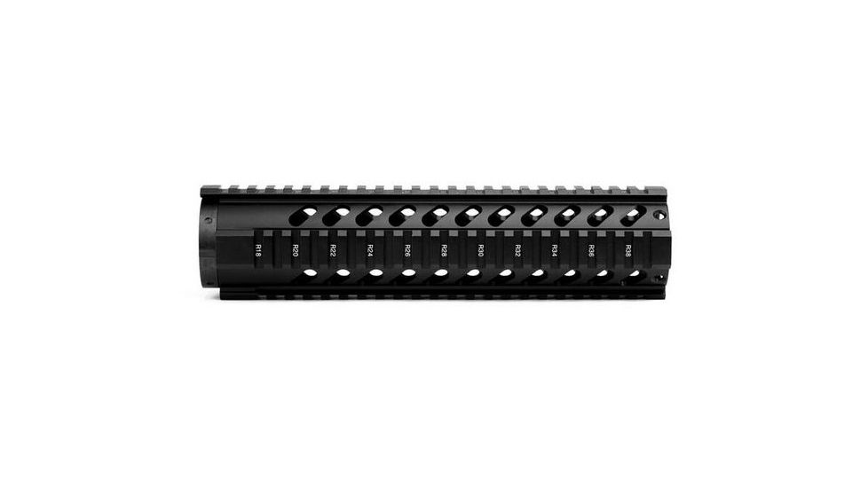 Trinity Force XR Series Mid Length 10in Free Float Quad Rail System,Black YGM414BX10
