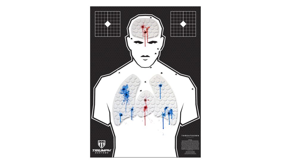 Triumph Systems Folded Threat Down Silhouette - Humanoid, 0315-01-002