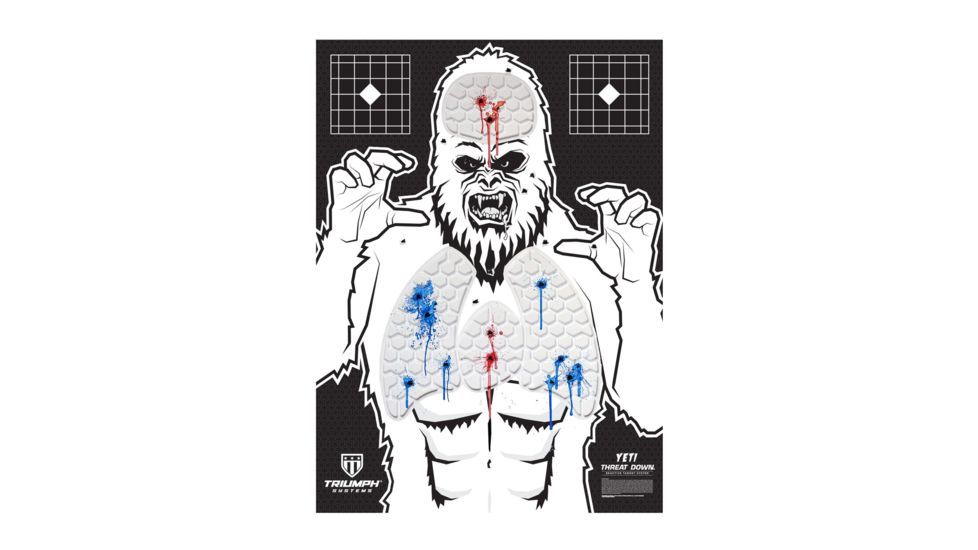 Triumph Systems Threat Down Yeti Bleeding Target 22x30, 22x30, 0315-13-006