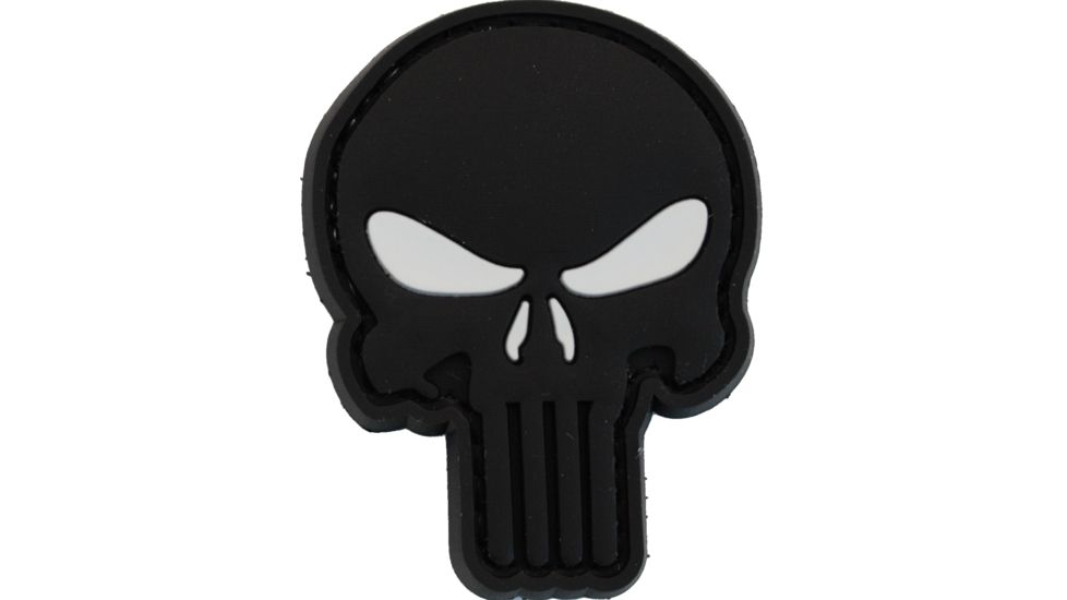 Trooper Clothing Punisher Pick, Black/White PVC-9674