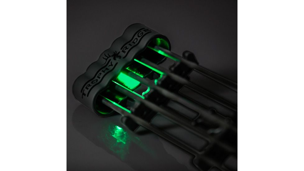 Trophy Ridge Light Lock 2-Piece 5 Arrow Quiver w/LED Lights, Black, AATQ221