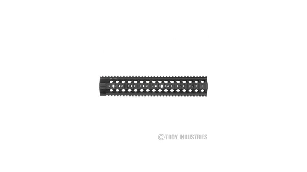 Troy 13.8in Mrf-308 Battle Rail Dpms Lp - Black SRAI-308-D3BT-00