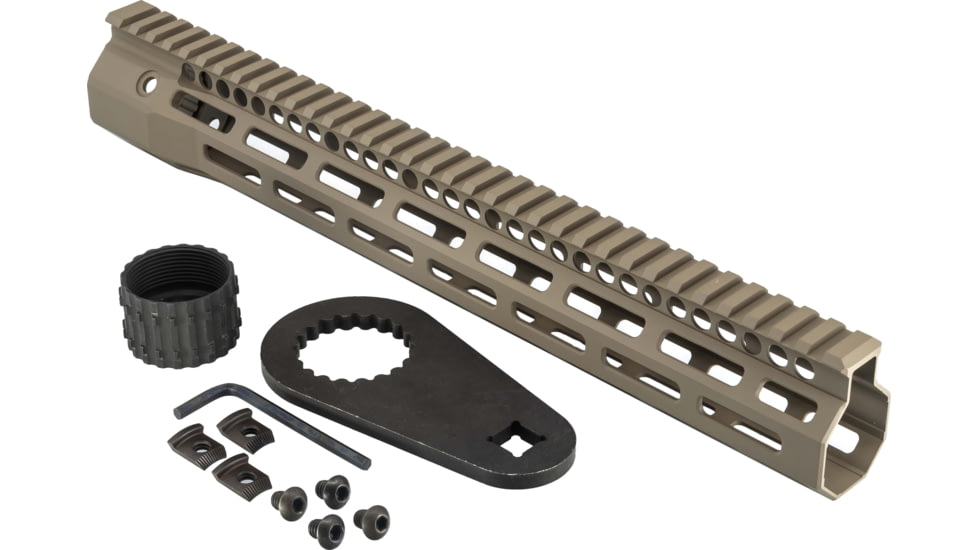 Troy Battlerail, SOCC, .308, 13in, Special Ops M-LOK Compatible , High Profile, Flat Dark Earth, SRAI-SR3-13FT-00