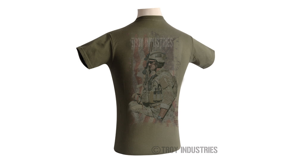 Troy Car-14 T-Shirt Green - XL STSH-CAR-0XBT-00
