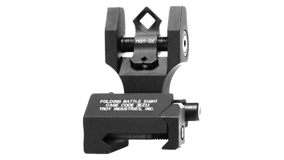 Troy Dioptic Apeture DOA Top Mounted Deployable Rear Sight, Black, SSIG-DOA-RFBT-00