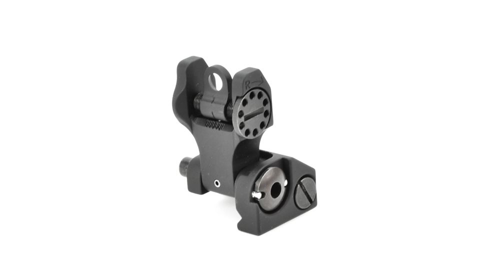 Troy Rear Folding Battle Sight, T6 Aircraft Aluminum, Black, FBS-R0BT-00