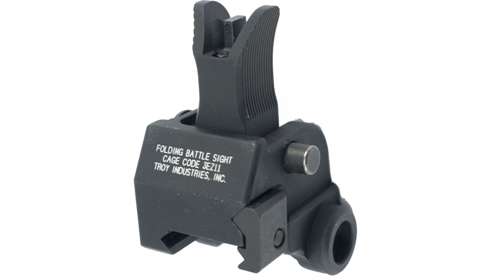 Troy Front Tritium M4 Gas Block Mounted Battle Sight, Black, SSIG-GBF-0MBT-01