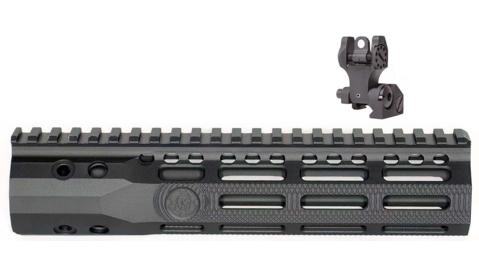 Troy Rear Folding Battle Sight, T6 Aircraft AluminumTroy Industries SOCC Gen 2 Free Float M-LOK Black, 9.25in