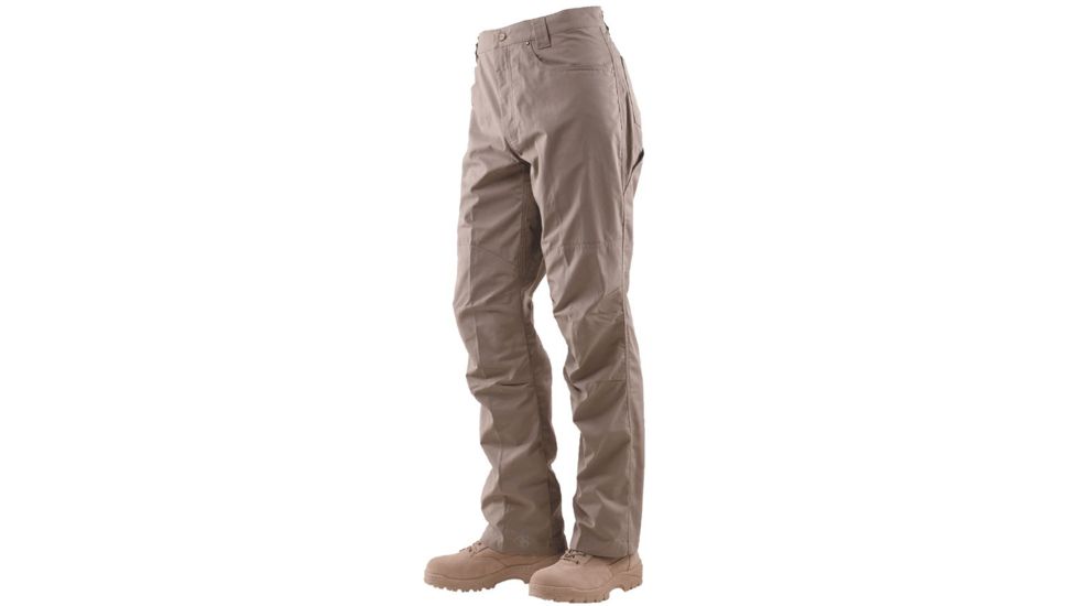 Tru-Spec 24-7 Eclipse Tactical Pants 65/35 Polyester/Cotton Rip-Stop, Khaki, 40x30 2416048