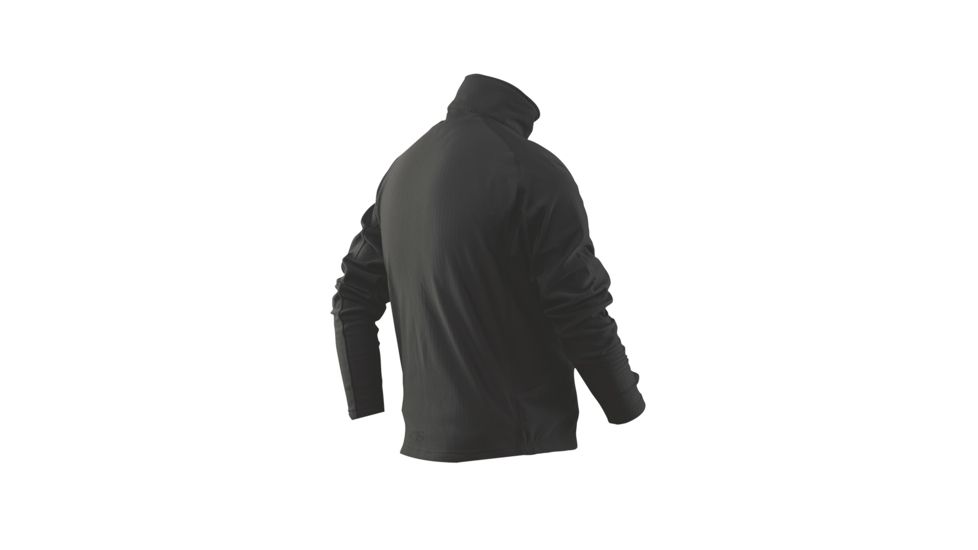 Tru-Spec 24-7 Grid Fleece Pullover 94/6 Polyester/Spandex, Black, 3XLarge Regular 2426008