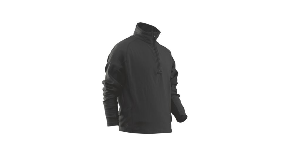 Tru-Spec 24-7 Grid Fleece Pullover 94/6 Polyester/Spandex, Black, 3XLarge Regular 2426008