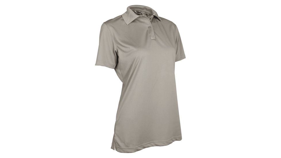 Tru-Spec 24-7 Ladies Short Sleeve Performance Polo 100% Polyester, Silver Tan,  4517