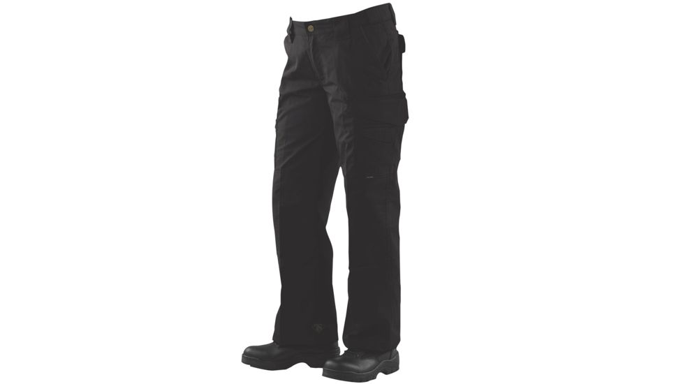 Tru-Spec 24-7 Ladies Tactical Pants 65/35 Polyester/Cotton Rip-Stop, Black, 0 1096001